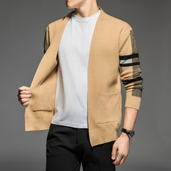 Men's High Quality Jacquard Business Casual Fashion Cardigan