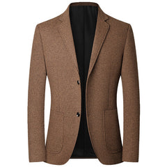 Men's Plaid Slim Fit Gentleman Blazer