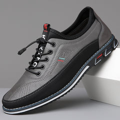 Men's Casual Large Size Fashionable Slip-on Flat Heel Work Shoes