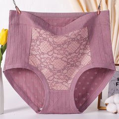 Oversized Cotton High Waist Panties
