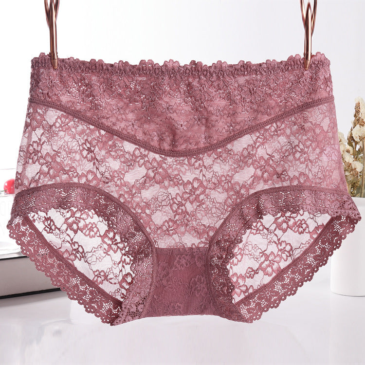 Lace Sexy Hollow Butt Lifting Briefs