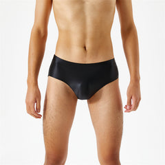 Men's Glossy Silky Transparent High Elastic Briefs