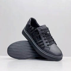 Men's High-end Leather Soft-soled Casual Shoes