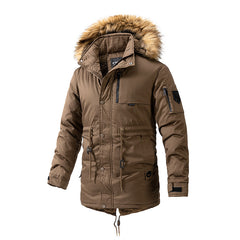 2023 Winter Thickened Velvet Fashionable Warm Parka Jacket