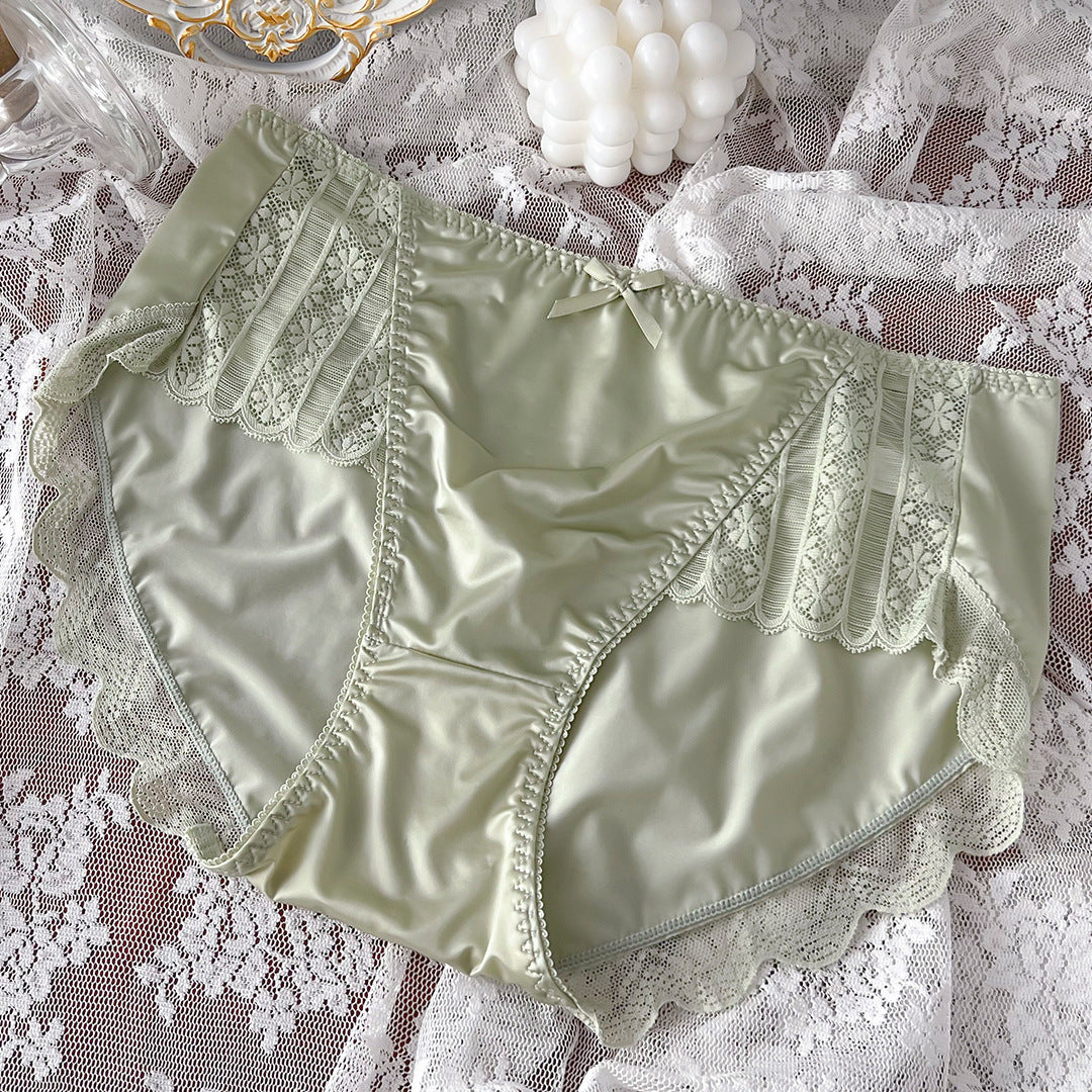 High-end Satin Breathable Sexy and Comfortable Large Size Briefs