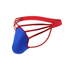 Men's Sexy Low Waist Hip-High Ice Silk Thong