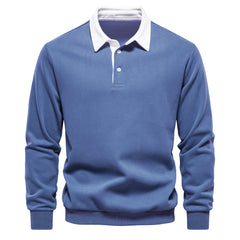 Men's Premium Casual Versatile Long Sleeve Polo Shirt