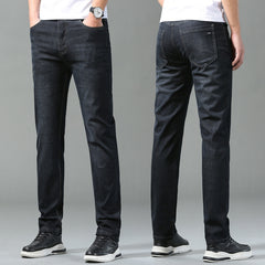 2024 New Men's Elastic Business Casual Jeans