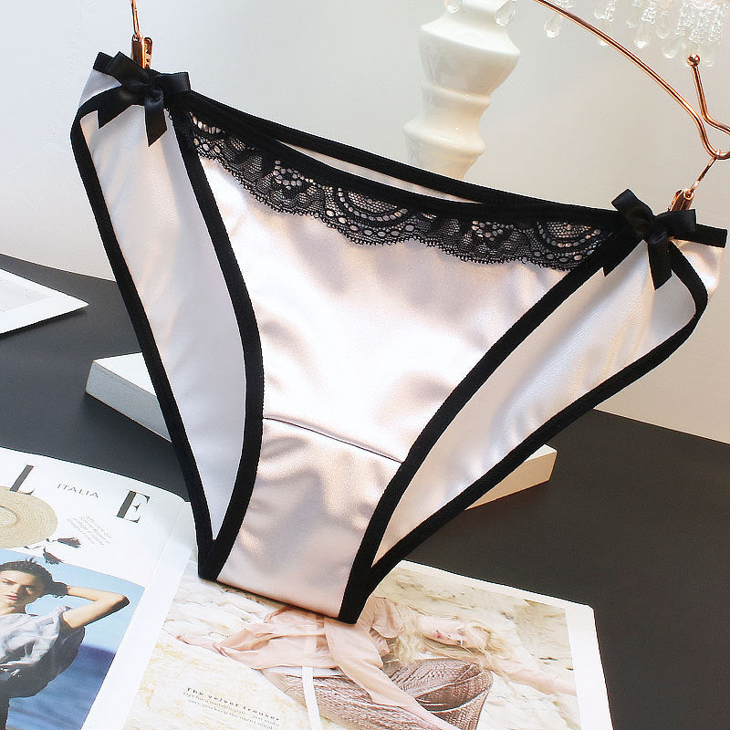 Low-rise Satin Comfortable Breathable Briefs