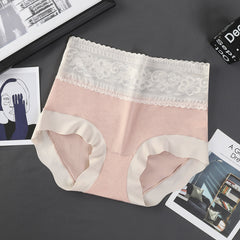 High waist thin lace sexy hip panties
