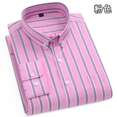 Men's 100% Cotton Striped Casual Shirt