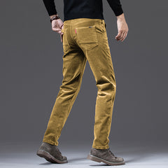 Men's Straight Warm Corduroy Pants