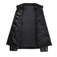 Men's Classic Business Casual Leather Jacket