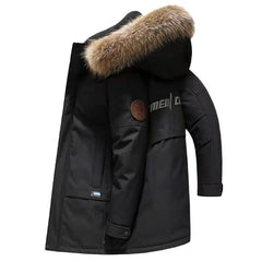 Men's High-end Thickened Cold-proof and Warm Parka Down Jacket