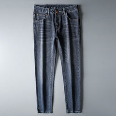 Men's Stretch Slim Printed Jeans