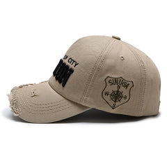 New personalized letter denim baseball cap