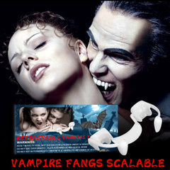 Halloween retractable vampire denture braces