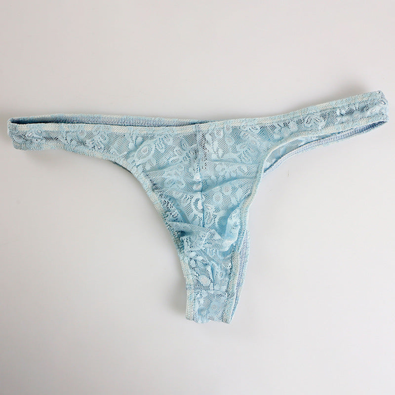 Men's Lace Sexy Breathable Thong