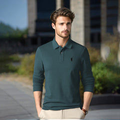 Men's Lapel High-end Business Casual Polo Shirt