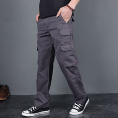 Men's Straight Loose Outdoor Casual Wear-resistant Work Pants