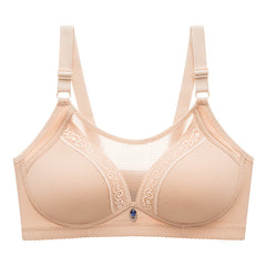 Plus Size Wireless Push Up Full Cup Bra