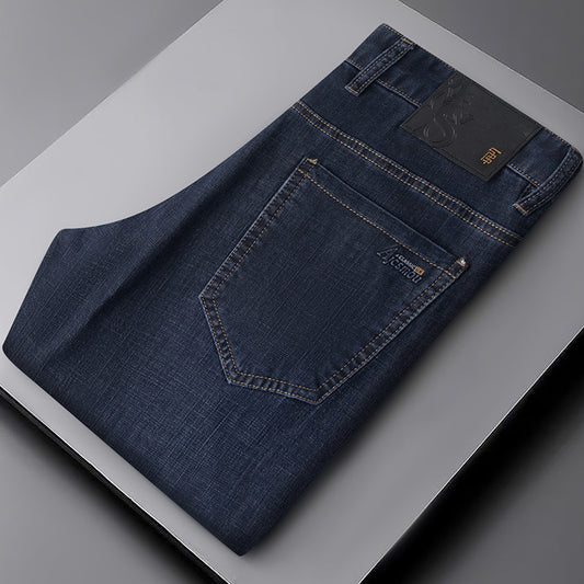 High Quality Business Casual Fashion Personality Simple Jeans