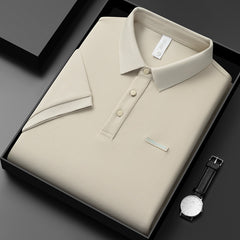 2023 Summer New Men's Loose Simple Polo Shirt