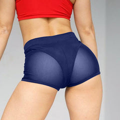 New Mesh Stitching Sexy Stretch Shorts