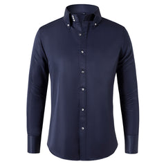 New Business Casual Crystal Button Shirt