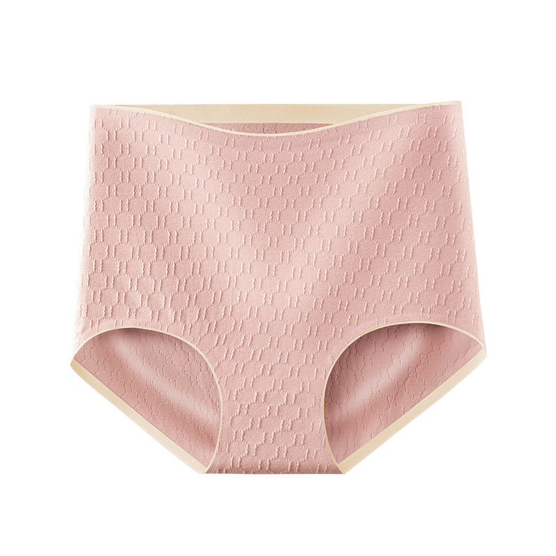 [ 5PCS ] Sexy Seamless Large Size High Waist Cotton Panties