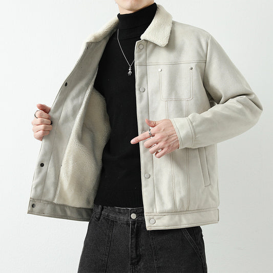 Men's New Winter Casual Sherpa Jacket