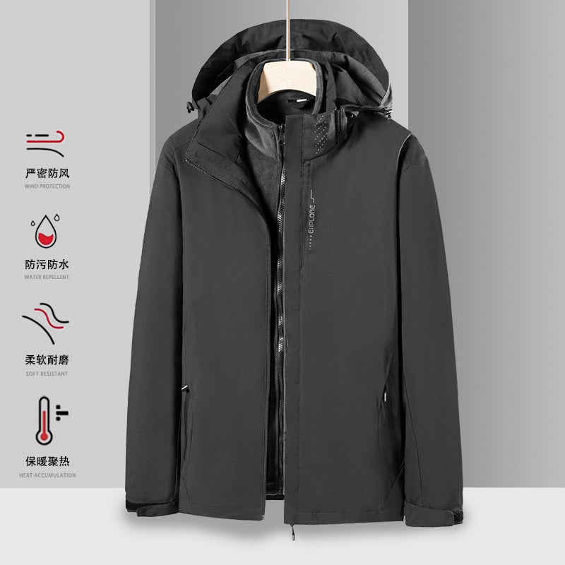 Windproof, Waterproof, Scratch-proof and Fleece Outdoor Jacket
