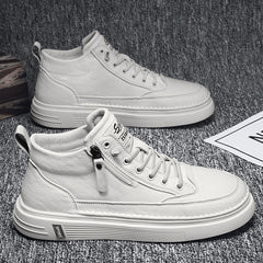 High-top, lightweight, comfortable and wear-resistant casual shoes