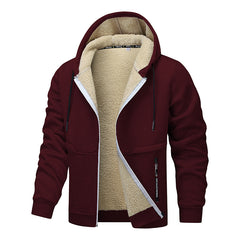Men's New Casual Lambskin Thickened Jacket