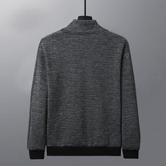 2023 New Winter Men's Velvet Thickened Stand Collar Warm Jacket