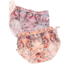 Breathable Mesh Lace Plus Size Briefs