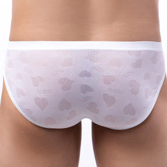 Sexy Thin Ice Silk Jacquard Breathable Briefs