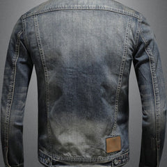 Fashion denim trend retro casual jacket