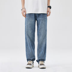 Men's Comfortable Loose Wide Leg Casual Jeans