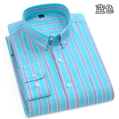 Men's 100% Cotton Striped Casual Shirt