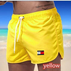 Men's casual youth multi-color sports swimming shorts men