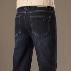 Men's Business Loose Straight Stretch Jeans