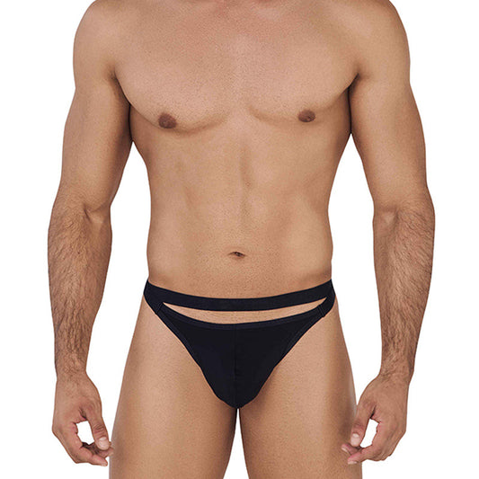 Men's ice silk hollow sexy thong