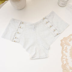 Sexy Low Waist Lace Transparent Sexy Briefs