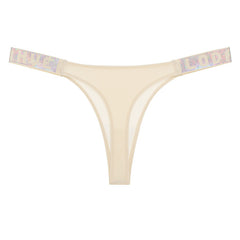 New low waist sequined thong