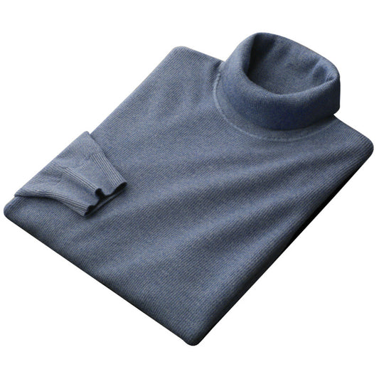 Turtleneck Warm Worsted Knit Sweater