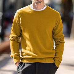 2024 New Men's Round Neck Knitted Sweater