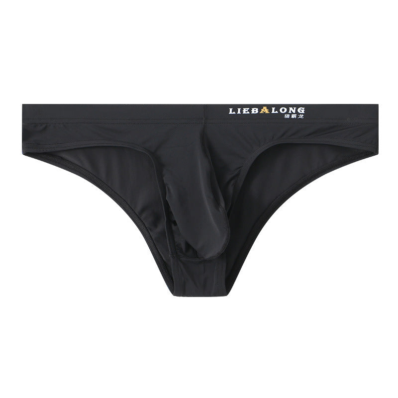 Men's New Style Ice Silk Low Waist Sexy Briefs