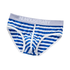 Men's Cotton Sexy Low Rise Breathable Briefs