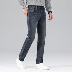 Men's Straight Stretch All-match Jeans
